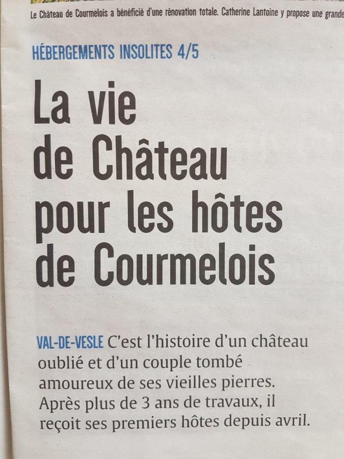 Chateau De Courmelois Champagne Guest House Val de Vesle Exterior foto